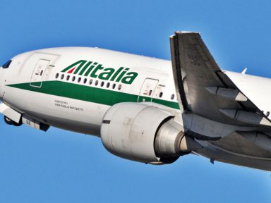 Alitalia foi uma das companhias aéreas mais pontuais do mundo em 2018