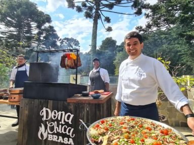 Dona Chica na Horta recebe comitivas de cavalo em evento com muitas atrações típicas e Almoço Tropeiro.