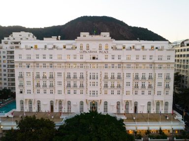 Copacabana Palace está entre os 10 melhores hotéis da América do Sul pelo Condé Nast Travelers US Readers’ Choice Awards 2023
