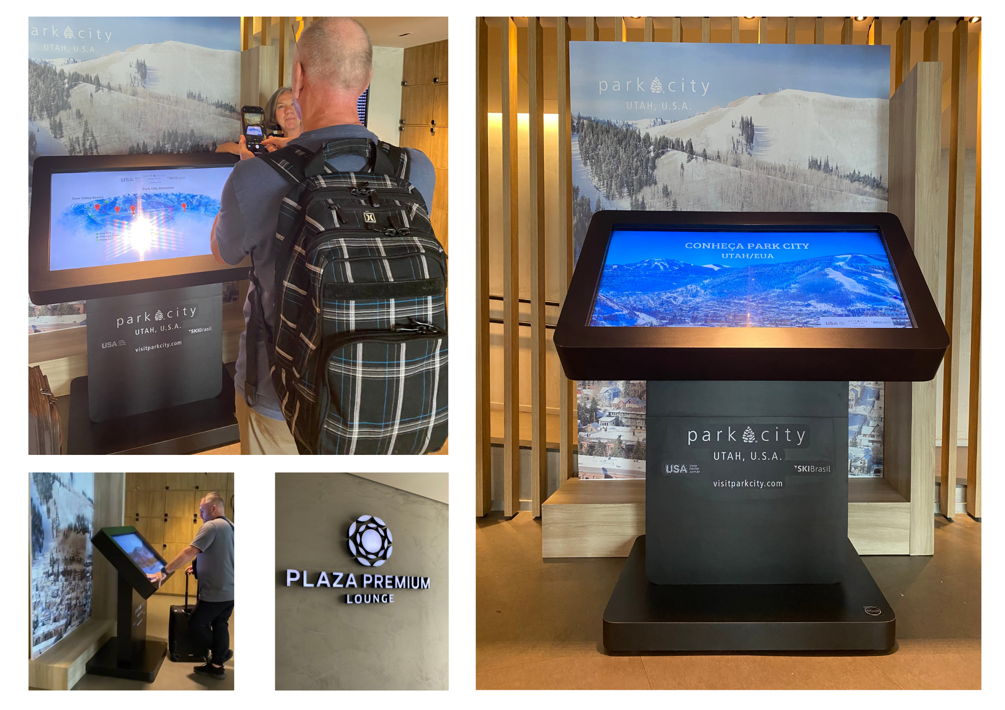 Park City divulga temporada de neve em lounge no Aeroporto de Guarulhos