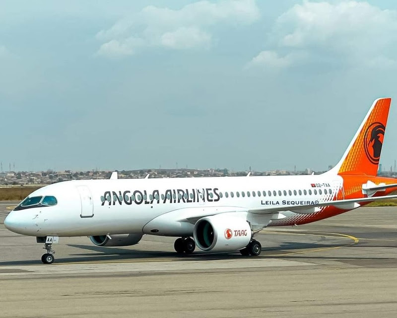 TAAG recebe em Luanda a primeira aeronave Airbus A220-300 de sua frota 