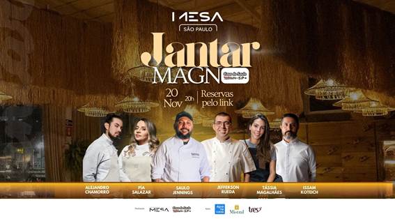 Jantares Magnos do MESA São Paulo 2024 reúne grandes estrelas da cozinha em prol de grandes causas