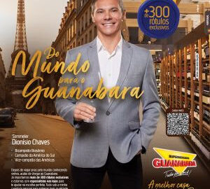 Guanabara lança campanha com ofertas de vinhos e espumantes e renovação das adegas