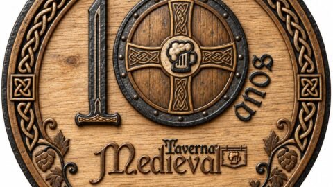 Taverna Medieval celebra 10 anos com atrações gratuitas, gastronomia e reconhecimento para sua carta de bebidas